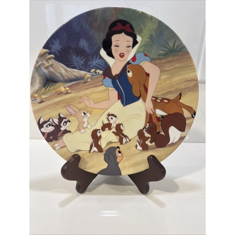 Walt Disney 1991 Knowles Vintage Snow White Ltd Ed Collectors Plate No 5/6 SW10